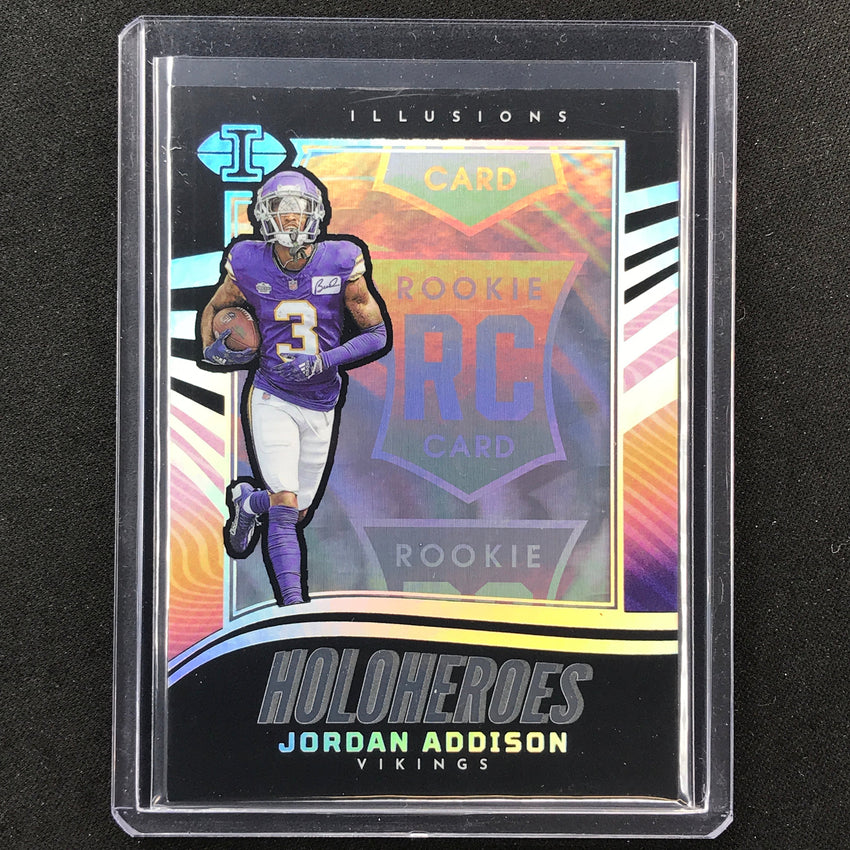 2023 Illusions Football Jordan Addison Holoheroes Rookie Sp #24