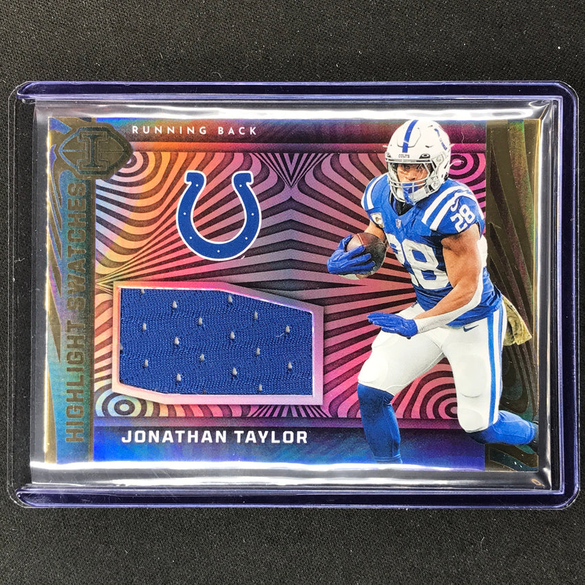2023 Illusions Football Jonathan Taylor Highlight Swatches Jersey Relic #Jt