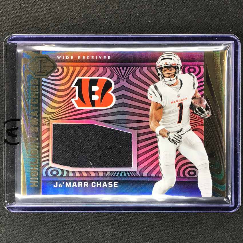 2023 Illusions Football Jamarr Chase Highlight Swatches Jersey Relic #Jc A