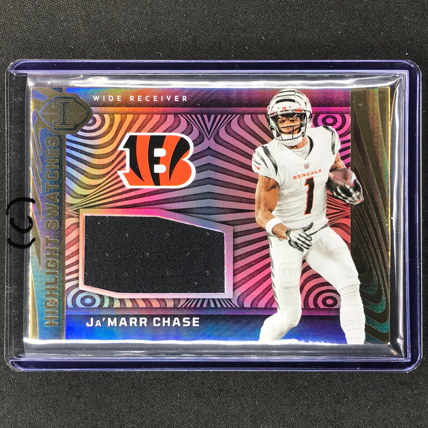2023 Illusions Football Jamarr Chase Highlight Swatches Jersey Relic No Jc C