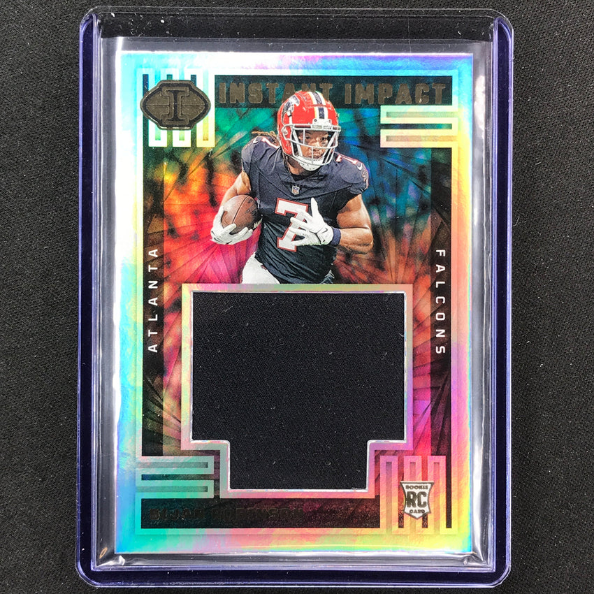 2023 Illusions Football Bijan Robinson Instant Impact Rookie Jersey Relic #Brn