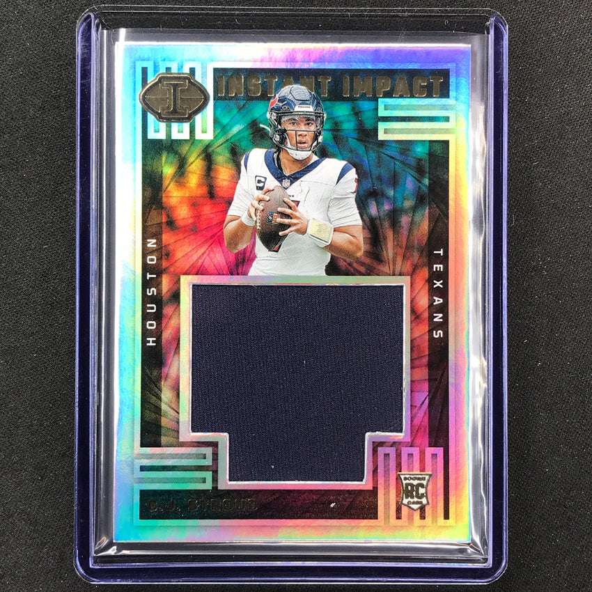 2023 Illusions Football C.j. Stroud Instant Impact Rookie Jersey Relic No Csd