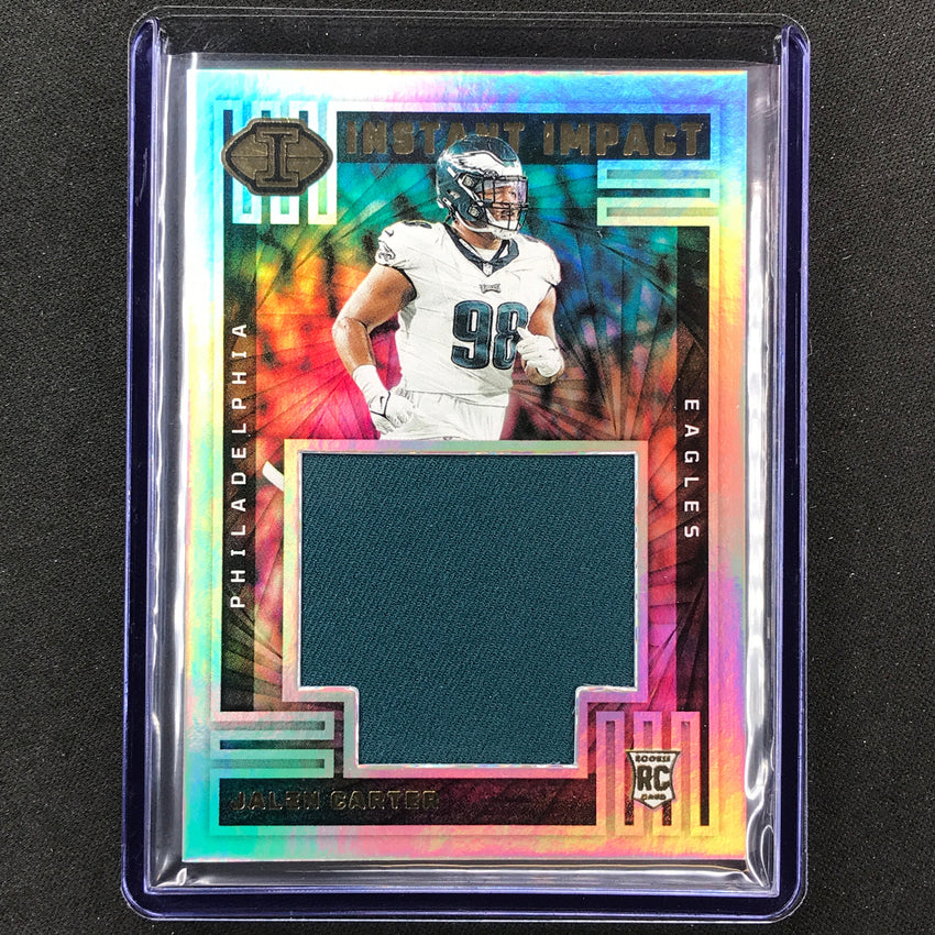 2023 Illusions Football Jalen Carter Instant Impact Rookie Jersey Relic #Jcr