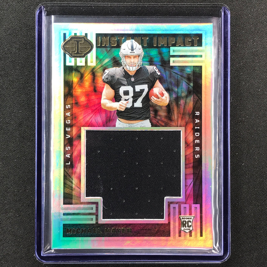 2023 Illusions Football Michael Mayer Instant Impact Rookie Jersey Relic #Mmr