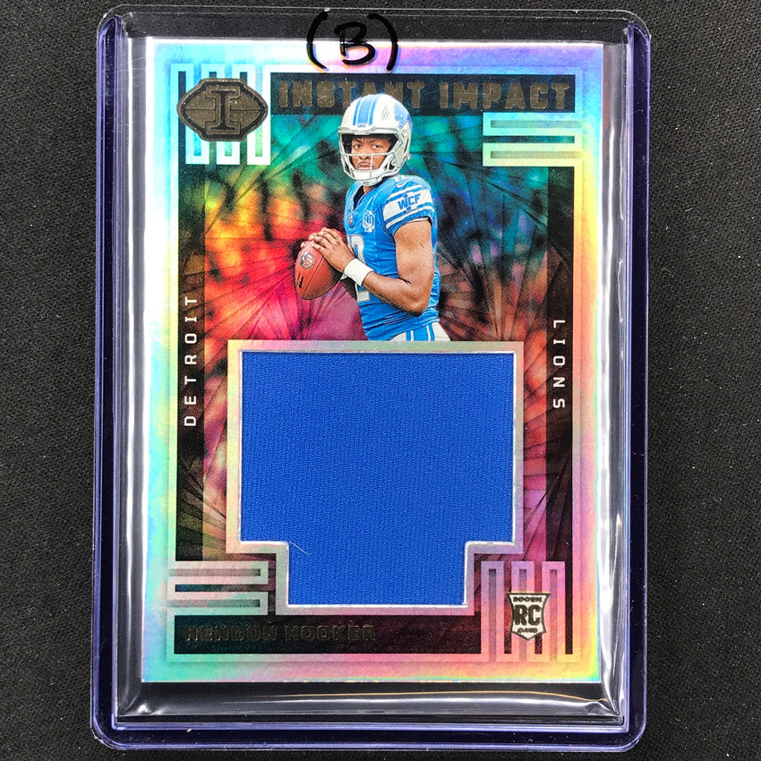 2023 Illusions Football HENDON HOOKER Instant Impact Rookie Jersey #HHR (B)
