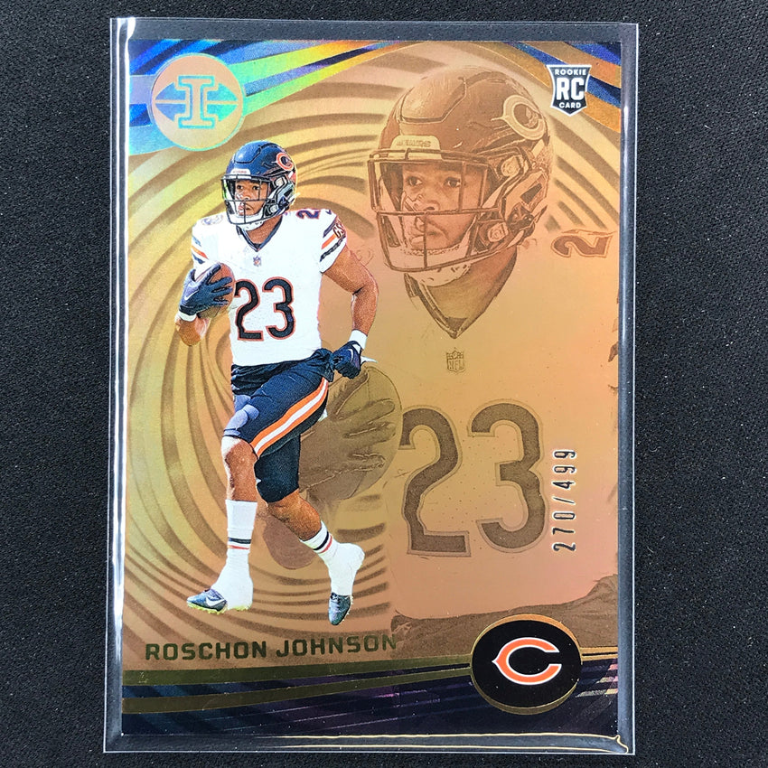 2023 Illusions Football Roschon Johnson Rookie Base Bronze Trophy 270/499 #19