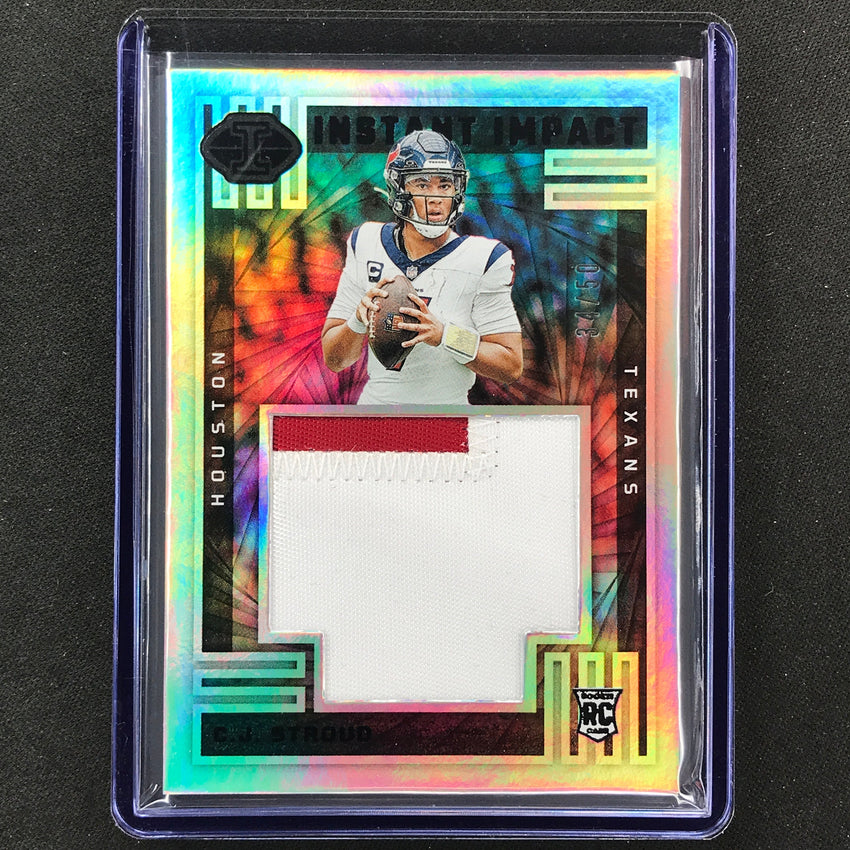 2023 Illusions Football C.j. Stroud Instant Impact Rookie Patch Black 34/50
