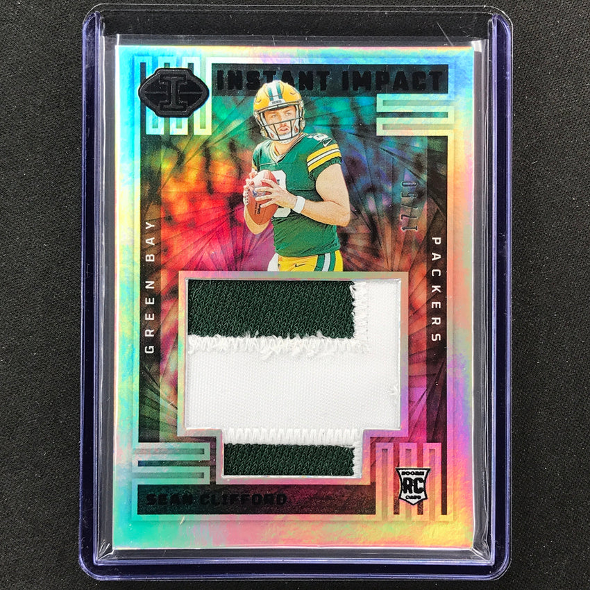 2023 Illusions Football Sean Clifford Instant Impact Rookie Patch Black 17/50