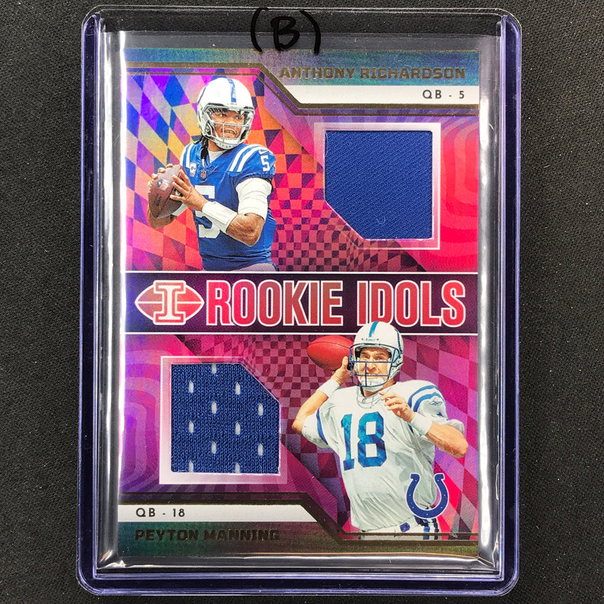 2023 Illusions Football RICHARDSON MANNING Rookie Idols Jersey Relic #RM (B)