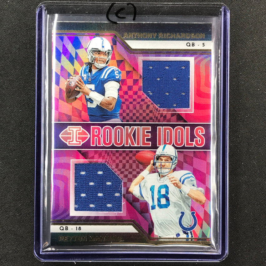 2023 Illusions Football RICHARDSON MANNING Rookie Idols Jersey Relic #RM (C)