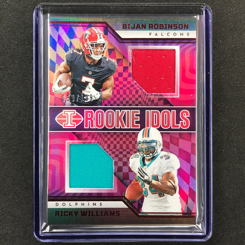 2023 Illusions Football Robinson Williams Rookie Idols Jersey Relic Red 39/199