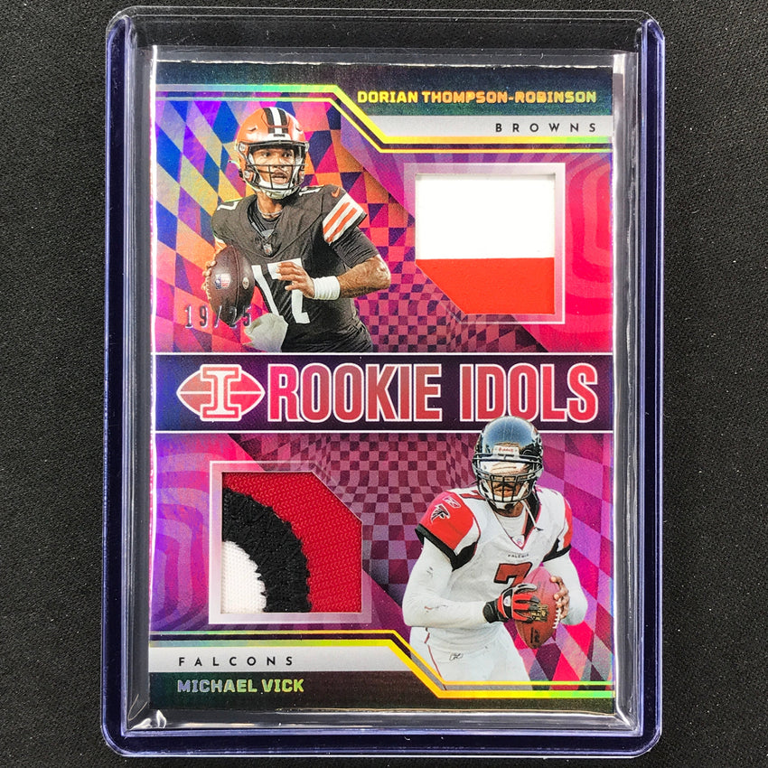 2023 Illusions Football Thompson-robinson Vick Rookie Idols Patch Gold 19/25