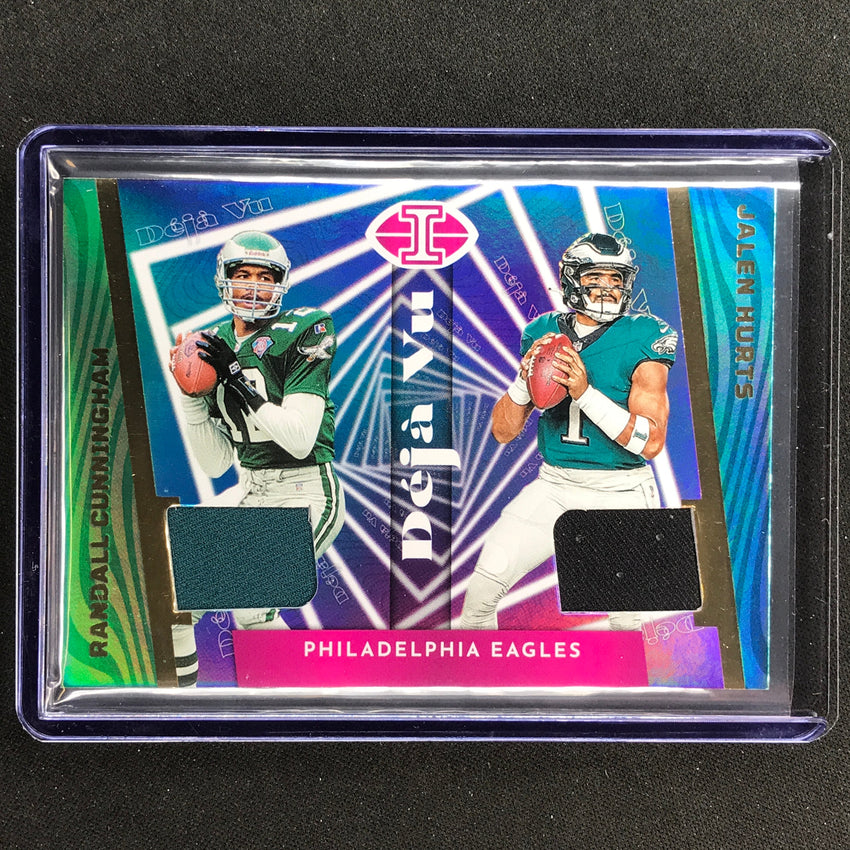 2023 Illusions Football Randall Cunningham Jalen Hurts Deja Vu Jersey Relic No Ch
