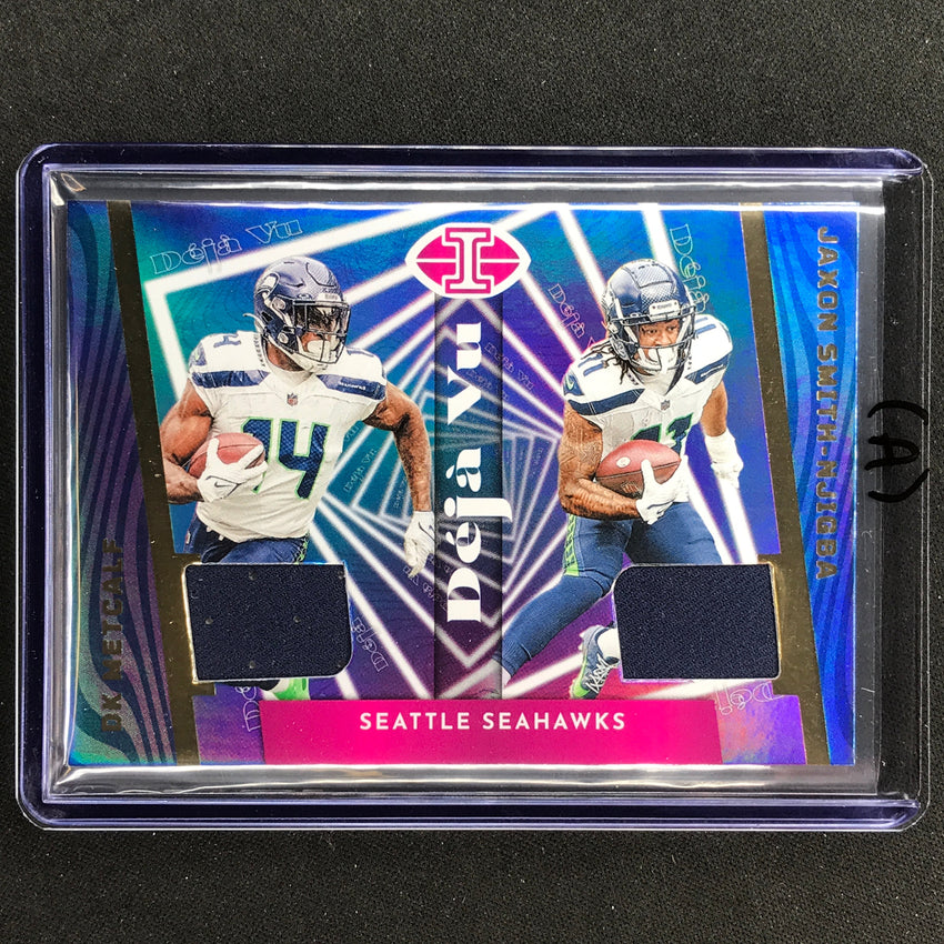 2023 Illusions Football METCALF SMITH-NJIGBA Deja Vu Rookie Jersey Relic #MS (A)