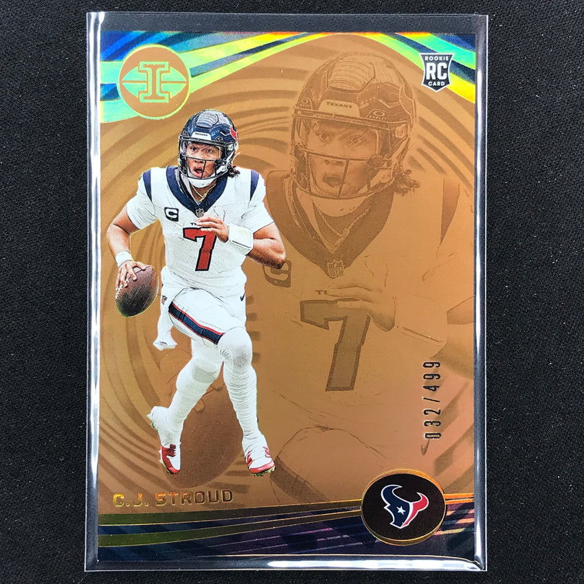 2023 Illusions Football C.j. Stroud Rookie Base Bronze Trophy 32/499 No 43
