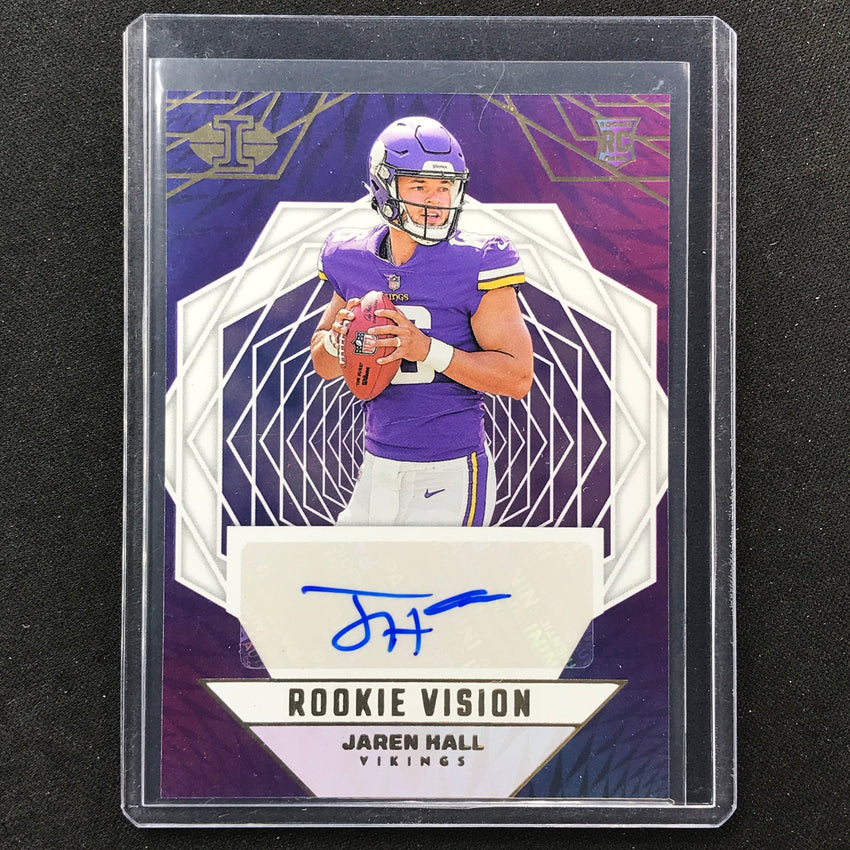 2023 Illusions Football Jaren Hall Rookie Vision Signatures Auto Base 40/199