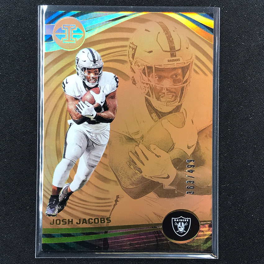 2023 Illusions Football Josh Jacobs Base Bronze Trophy 363/499 #58