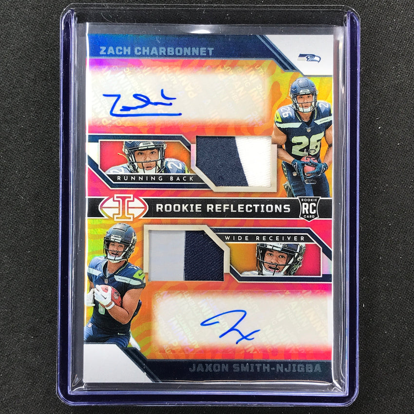 2023 Illusions Charbonnet Smith-njigba Rookie Reflections Patch Auto 1/35