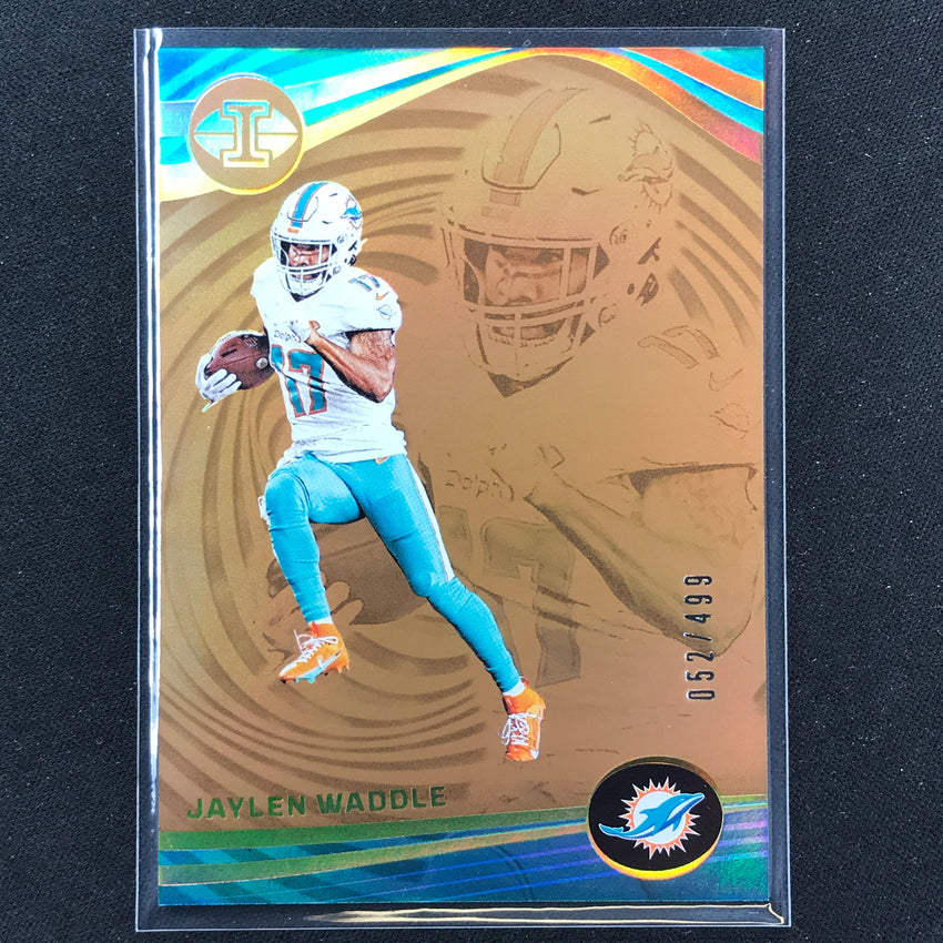 2023 Illusions Football Jaylen Waddle Base Bronze Trophy 52/499 No 68