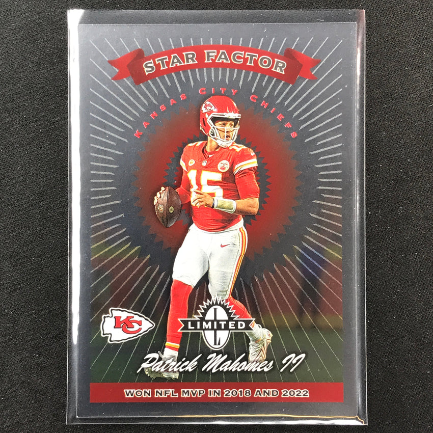 2023 Limited Football Patrick Mahomes Ii 1997 Limited Exposure Base No 1