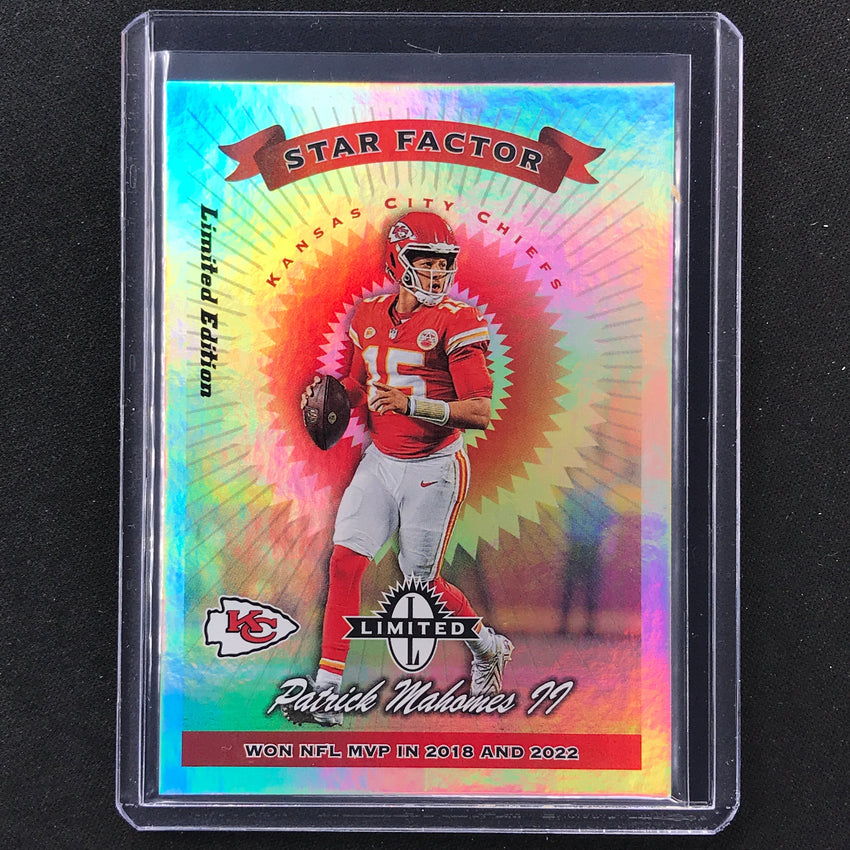 2023 Limited Football Patrick Mahomes 1997 Limited Exposure Limited Edition No 1
