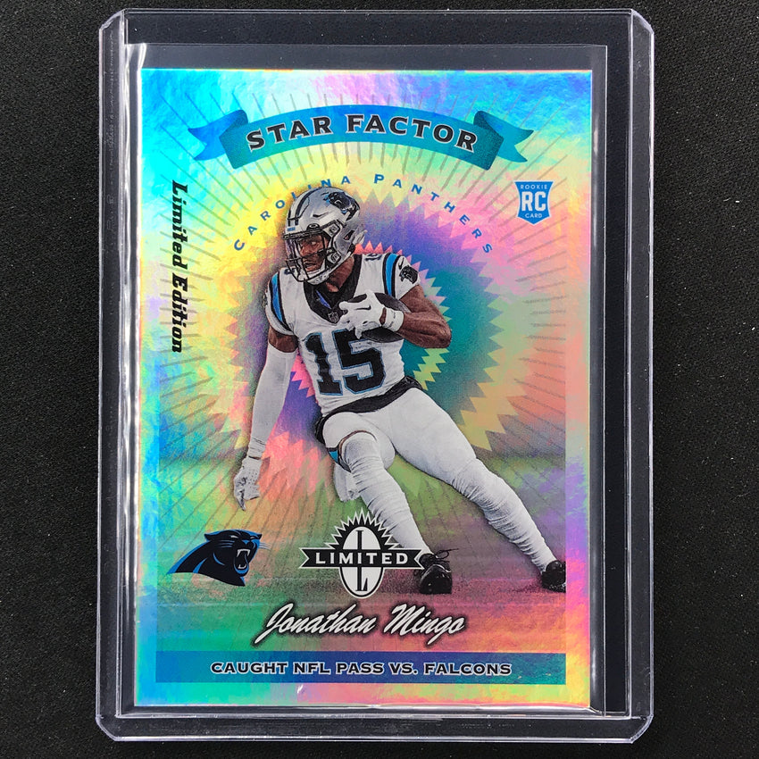 2023 Limited Football Jonathan Mingo 1997 Exposure Rookie Limited Edition No 36