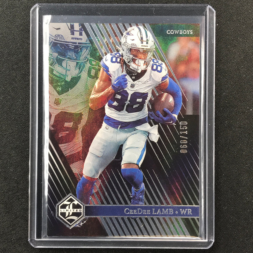 2023 Limited Football Ceedee Lamb Base Silver Spotlight 60/150