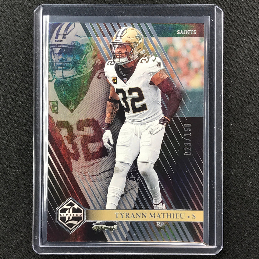 2023 Limited Football Tyrann Mathieu Base Silver Spotlight 23/150