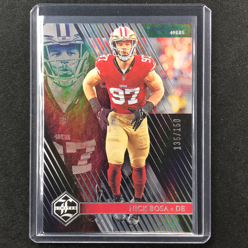 2023 Limited Football Nick Bosa Base Silver Spotlight 135/150