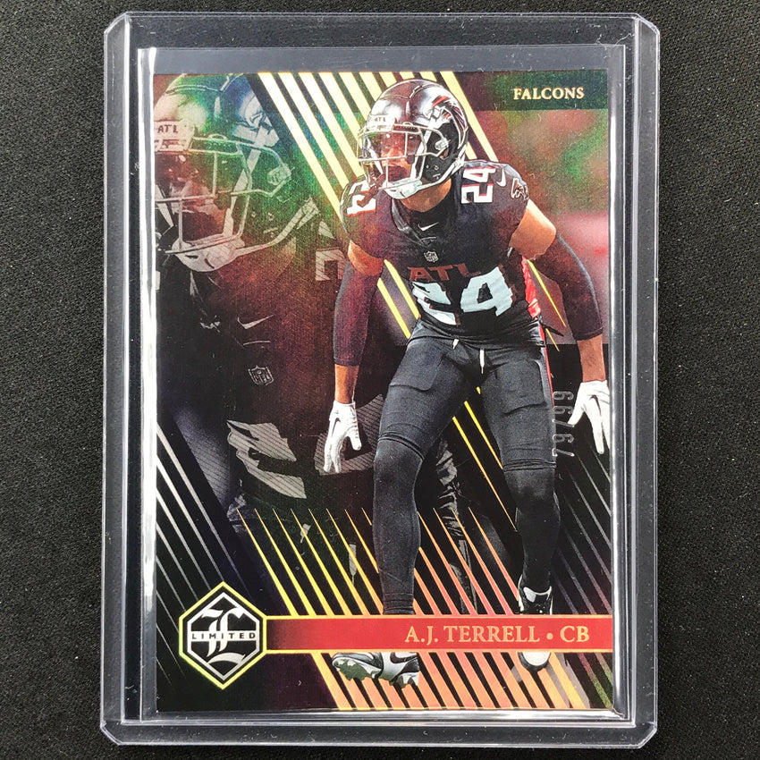 2023 Limited Football A.j. Terrell Base Gold Spotlight 79/99