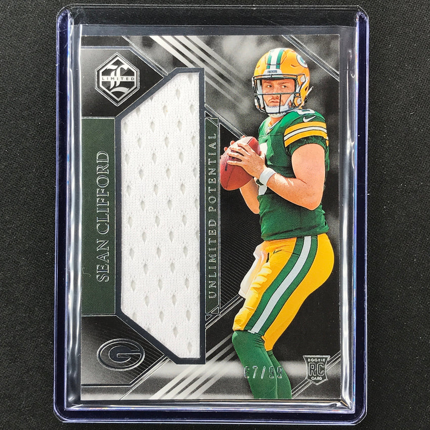 2023 Limited Football Sean Clifford Unlimited Rookie Jersey Silver 67/99