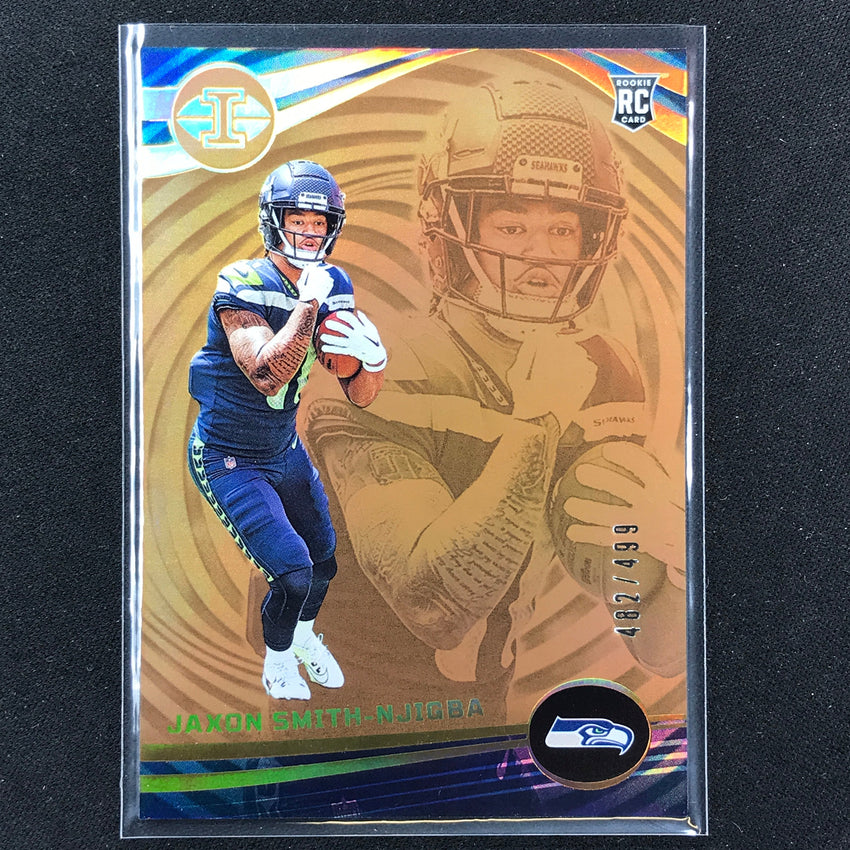 2023 Illusions Football Jaxon Smith-njigba Rookie Base Bronze Trophy 482/499 #91