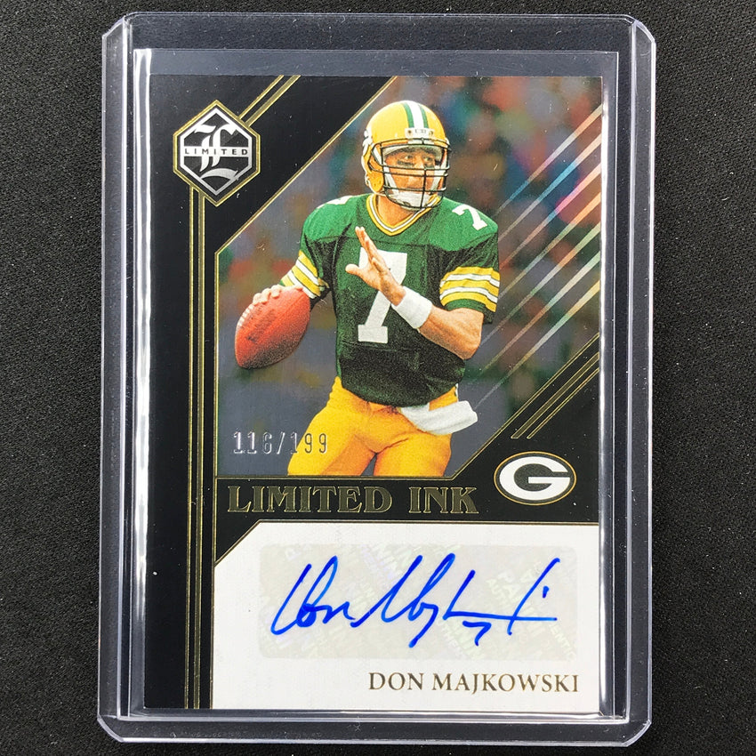 2023 Limited Football Don Majkowski Limited Ink Auto Base 116/199