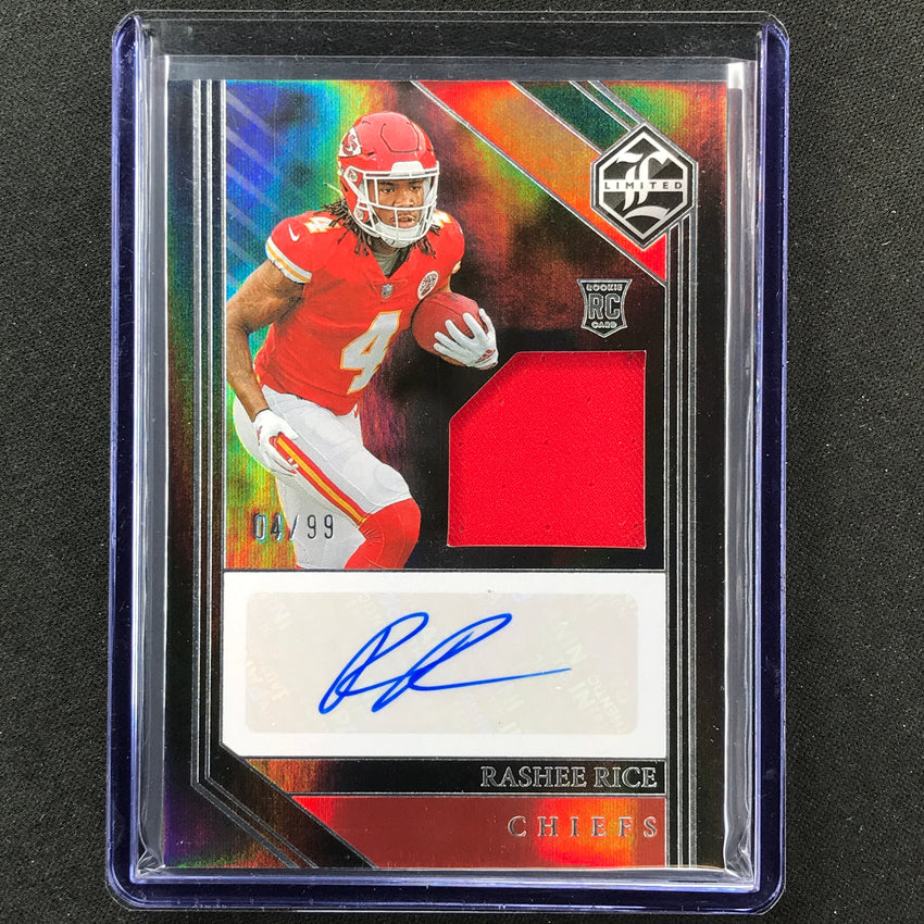 2023 Limited Football Rashee Rice Rookie Jersey Auto Silver Spotlight 4/99