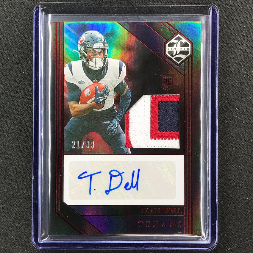 2023 Limited Football Tank Dell Rookie Patch Auto Ruby Spotlight 21/49