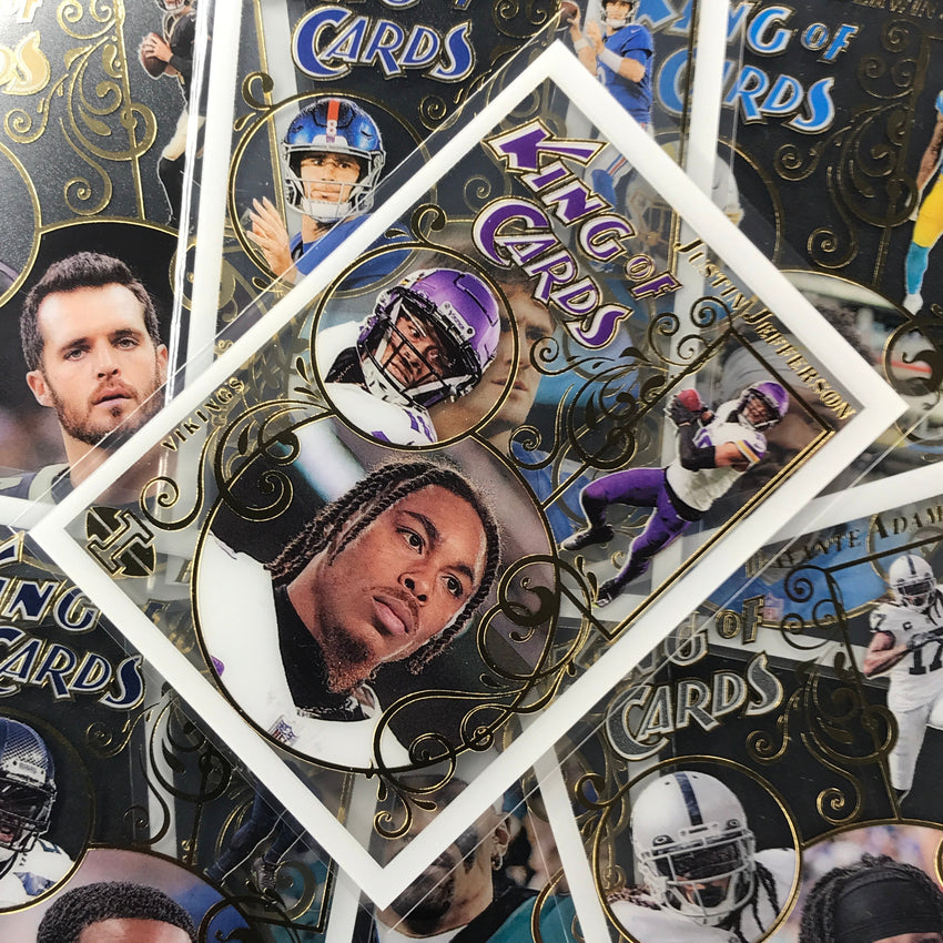 2023 Illusions Football Bijan Robinson King Of Cards Rookie Base Acetate #15