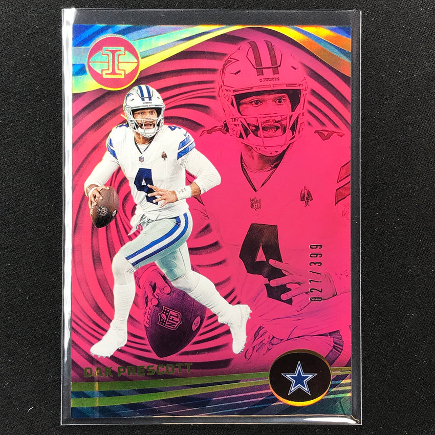 2023 Illusions Football Dak Prescott Base Pink Trophy 27/399 #27