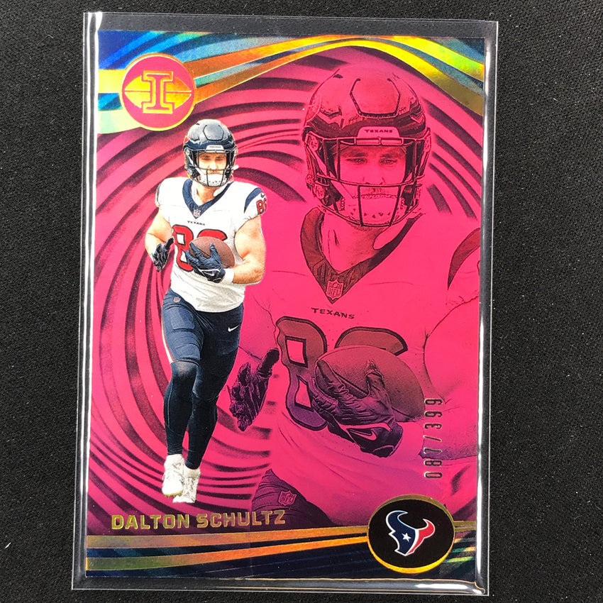 2023 Illusions Football Dalton Schultz Base Pink Trophy 87/399 #42