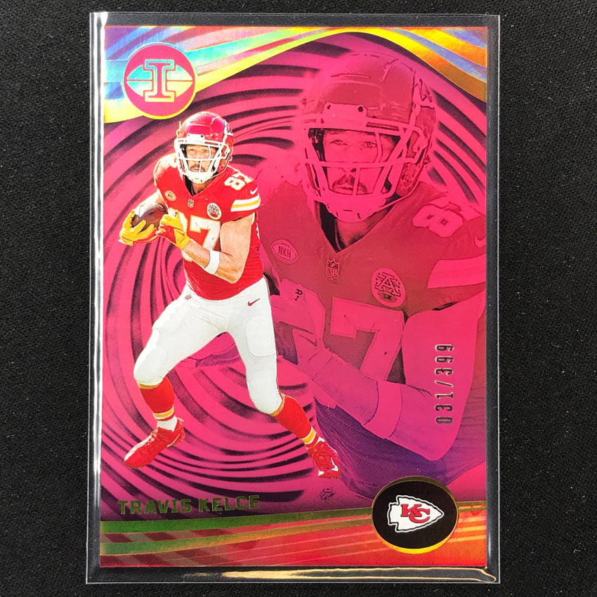 2023 Illusions Football TRAVIS KELCE Base Pink Trophy 31/399 #55