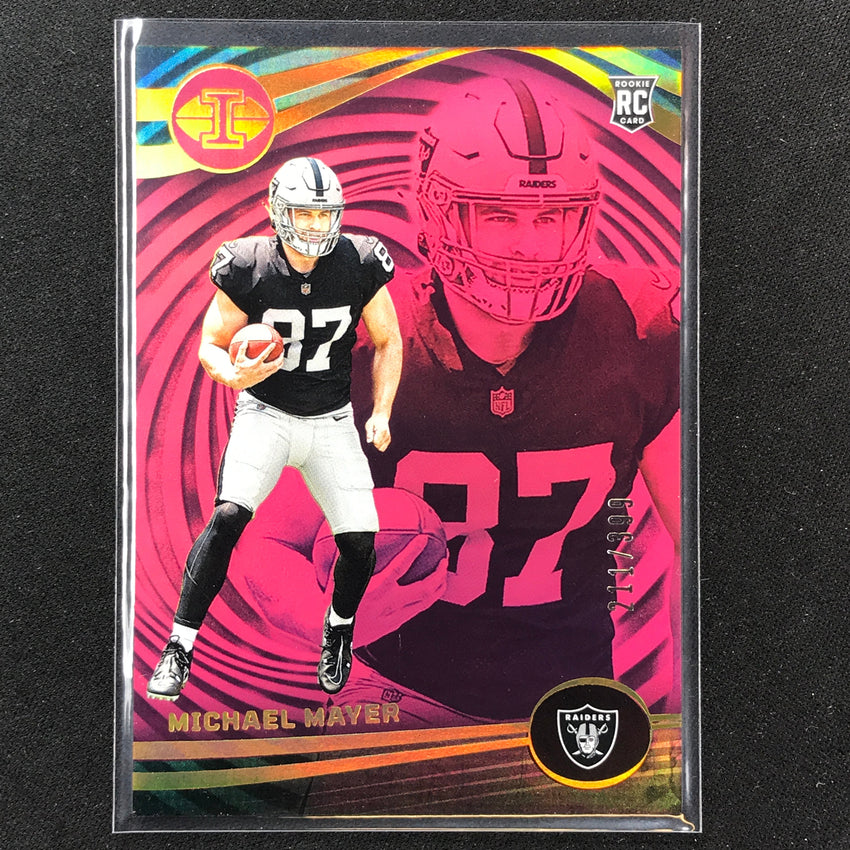 2023 Illusions Football Michael Mayer Rookie Base Pink Trophy 211/399 #60