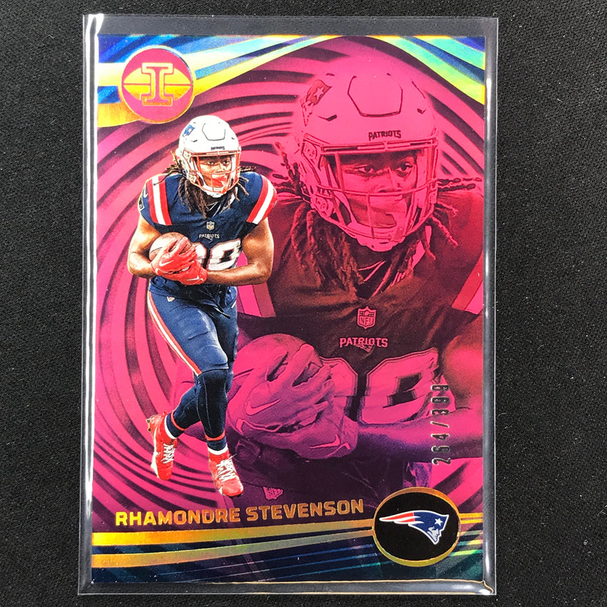 2023 Illusions Football Rhamondre Stevenson Base Pink Trophy 264/399 #77