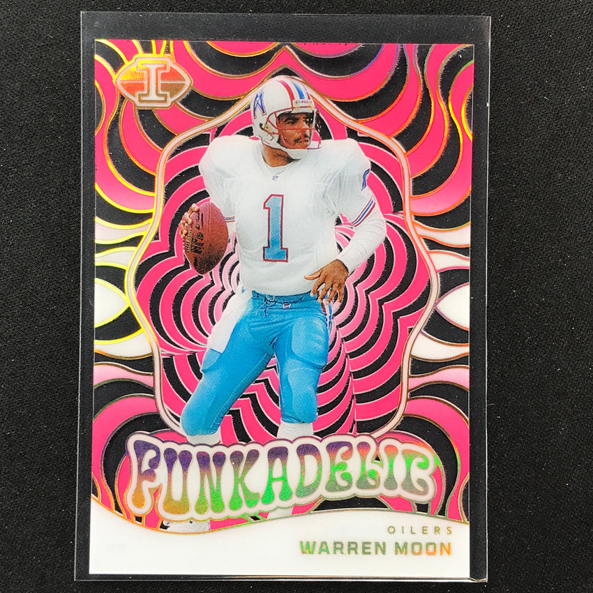 2023 Illusions Football Warren Moon Funkadelic Pink 196/399 #10