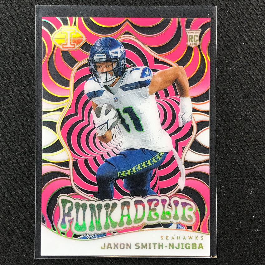 2023 Illusions Football Jaxon Smith-njigba Funkadelic Rookie Pink 107/399 #16