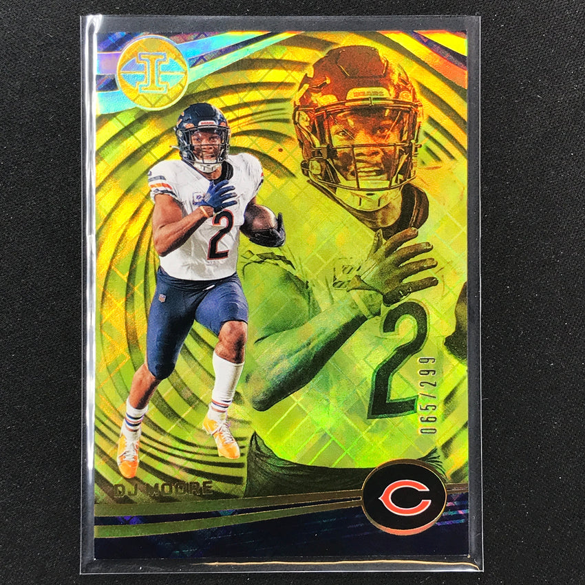 2023 Illusions Football Dj Moore Base Yellow Diamond Trophy 65/299 #18