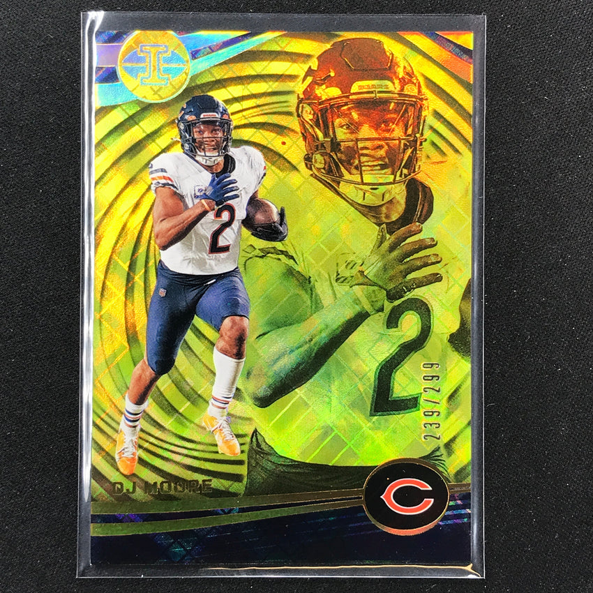 2023 Illusions Football Dj Moore Base Yellow Diamond Trophy 239/299 #18