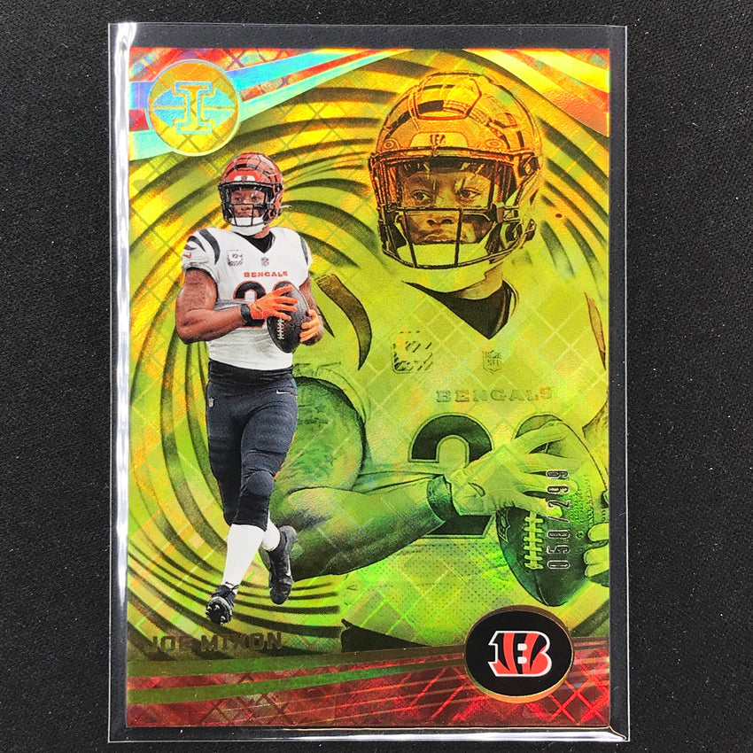 2023 Illusions Football Joe Mixon Base Yellow Diamond Trophy 50/299 #21