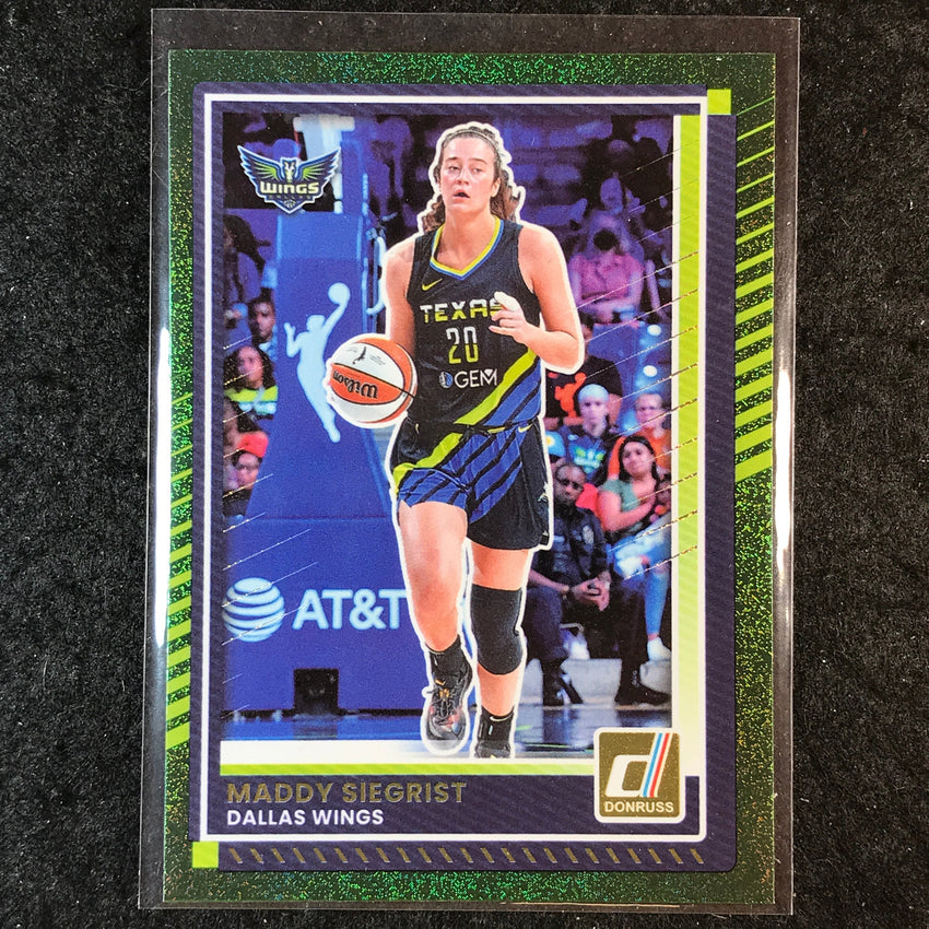 2025 Donruss WNBA MADDY SIEGRIST Green Shimmer #20