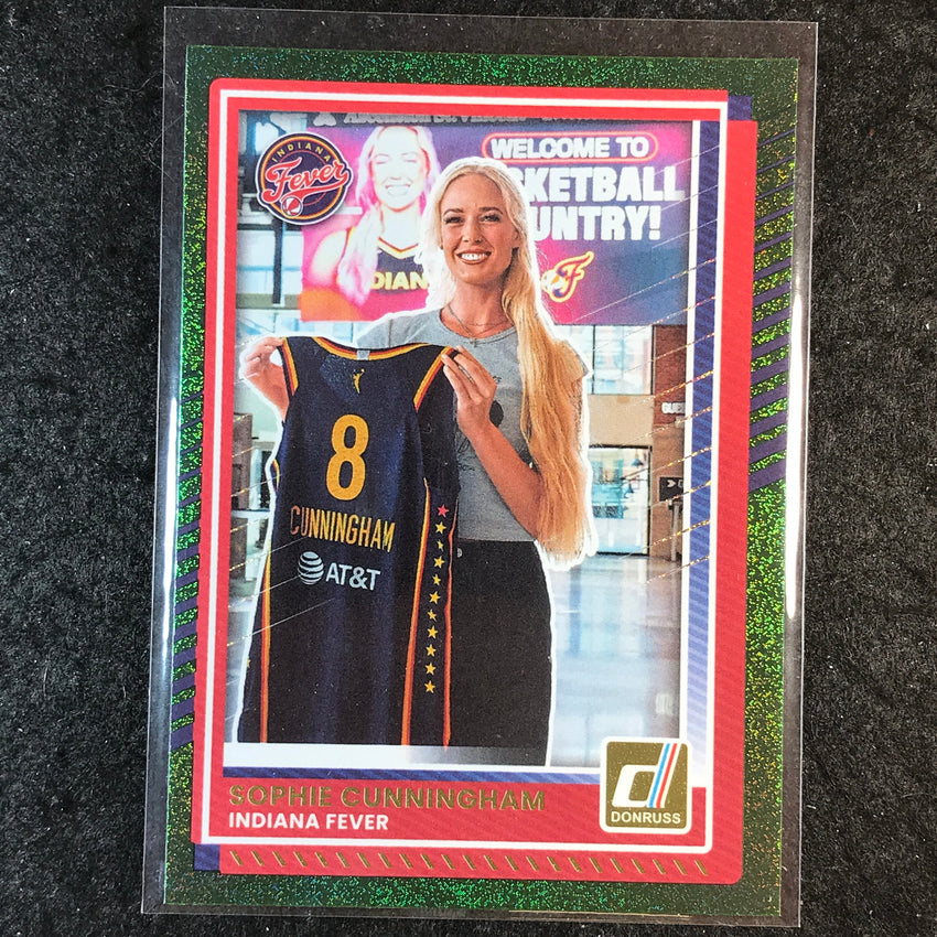 2025 Donruss WNBA SOPHIE CUNNINGHAM Green Shimmer #24