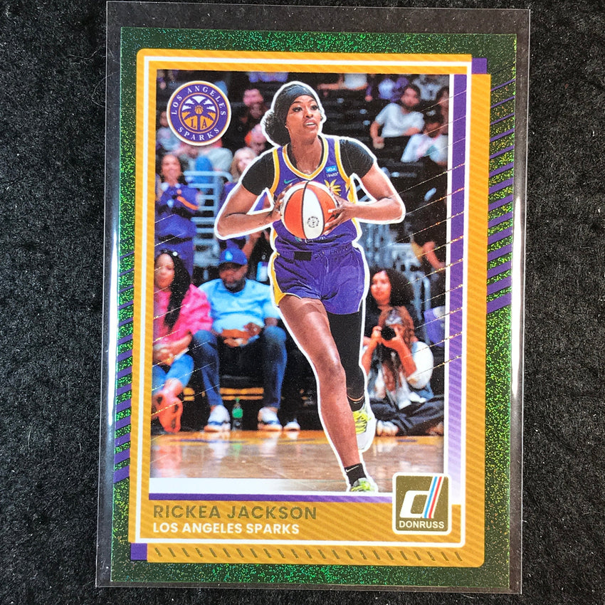 2025 Donruss WNBA RICKEA JACKSON Green Shimmer #49