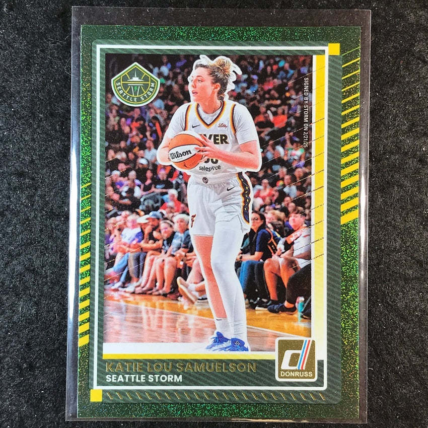 2025 Donruss WNBA KATIE LOU SAMUELSON Green Shimmer #53